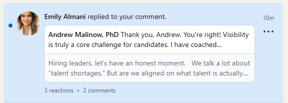 Emily Almani replied to comment